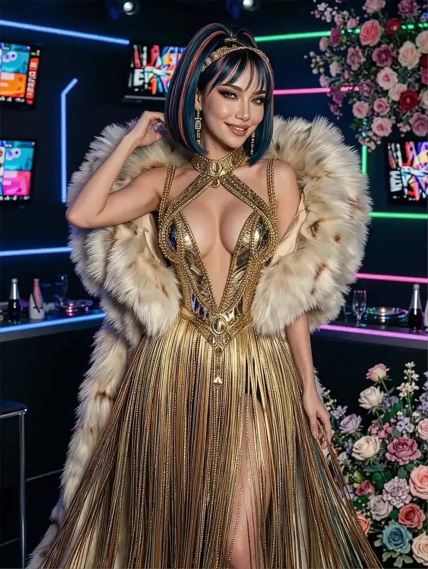 Mei, 24 — playful geek AI character on DirtyChat (AI-generated, not a real person)